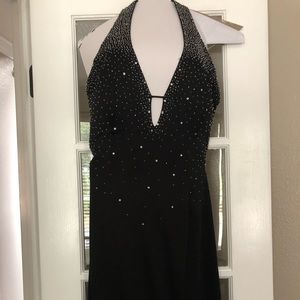 Long black formal dress